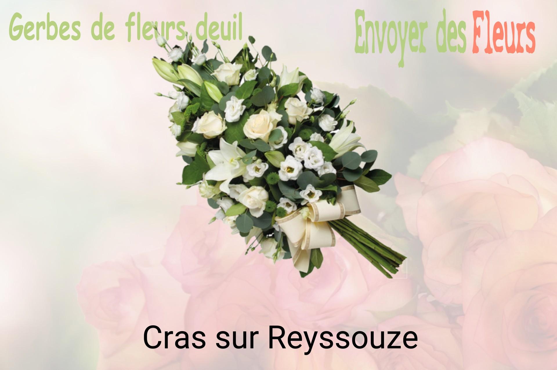 Gerbe de fleurs de deuil livrée à Cras-sur-Reyssouze